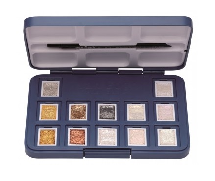 Estuche Acuarela 12 Pastillas Tintas Especiales Van Gogh Talens