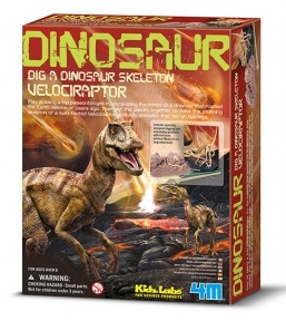 Kidz Labs Paleontología Esqueleto Velociraptor 4M