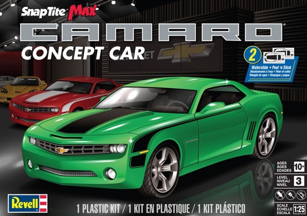 Coche 1/25 -Camaro Concept Car Snap Tite- Revell