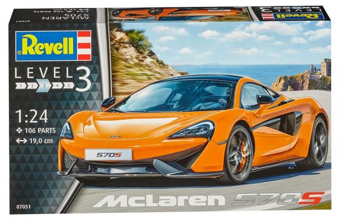 Coche 1/24 -McLaren 570S- Revell