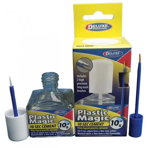 Adhesivo Plástico Maquetas Rápido Pincel 40 ml. Deluxe