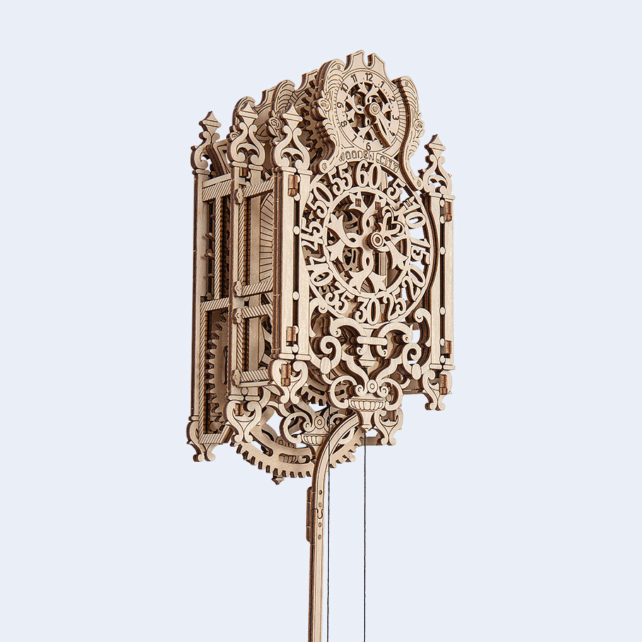 Modelo Reloj Real Madera (126 pzs.) Wooden City