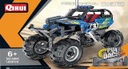 Set Construcción Off-Road Azul "Pull Back" 193 pzs. Qihui