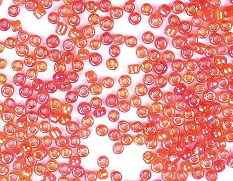 Rocalla Vidrio Redonda Aurora Boreal 3,8 mm. 6/0 (9 gr.)