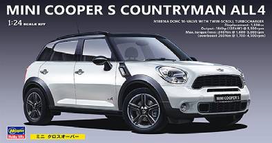 Coche 1/24 -Mini Cooper S Countryman All4- Hasegawa