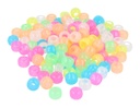 Cuentas Plástico -Donuts- Multicolor Fluorescentes 9 mm. (1000 pzs.)