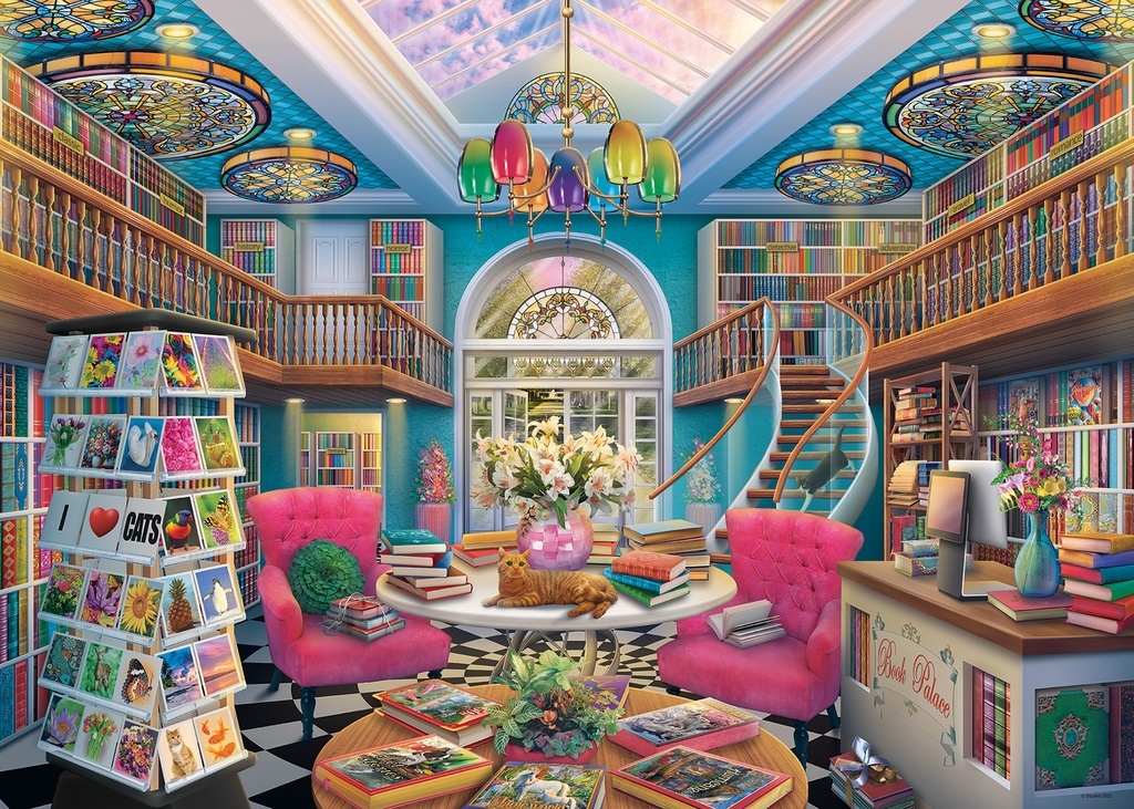 Puzzle 1000 piezas -El Reino del Libro- Ravensburger