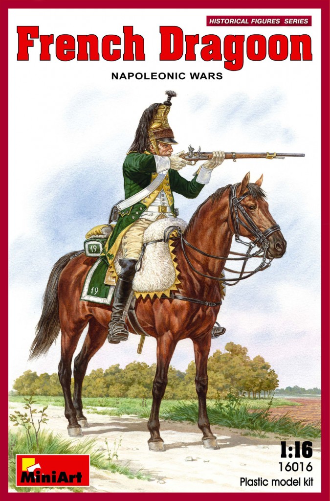 [16016] Figura 1/16 French Dragoon Napoleónico MiniArt