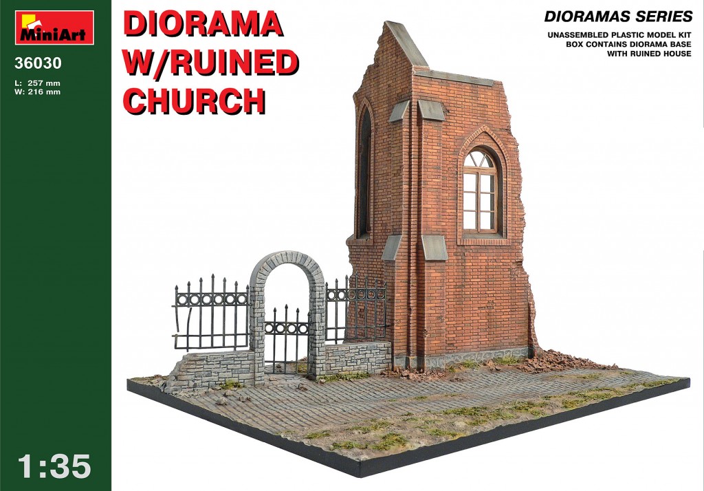 Diorama 1/35 Iglesia en Ruinas MiniArt