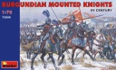 Figuras 1/72 Caballeros Montados Burgundian (Siglo XV) MiniArt