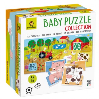 Baby Puzzle 32 piezas -La Granja- Ludattica