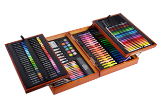 Estuche Madera Junior -Art Studio- 197 pzs.