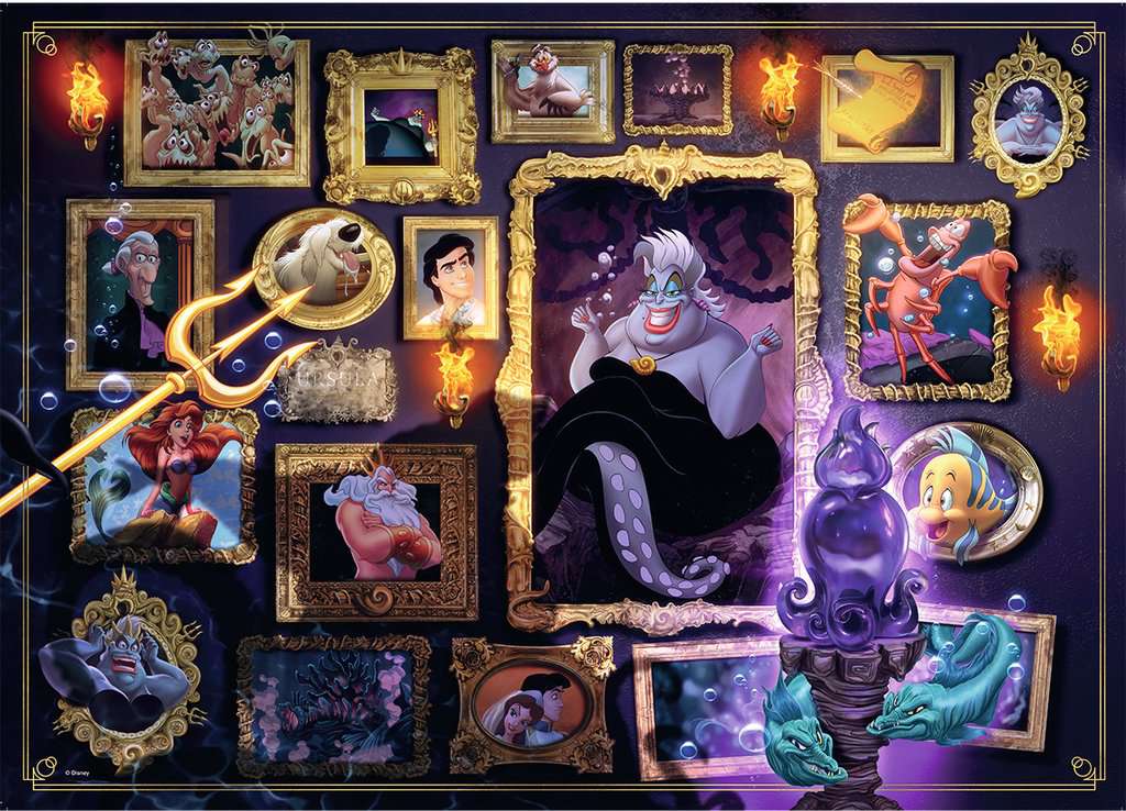 Puzzle 1000 piezas -Villainous: Ursula- Ravensburger