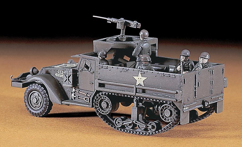 Carro 1:72 -M3A1 Half Track- Hasegawa