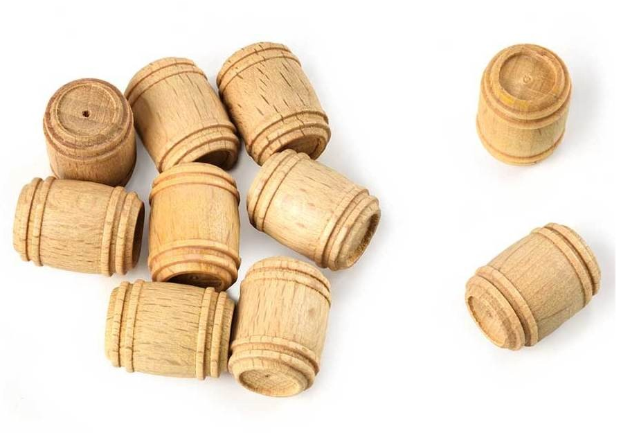 Barriles Madera 16 mm. Amati (10 pzs.)