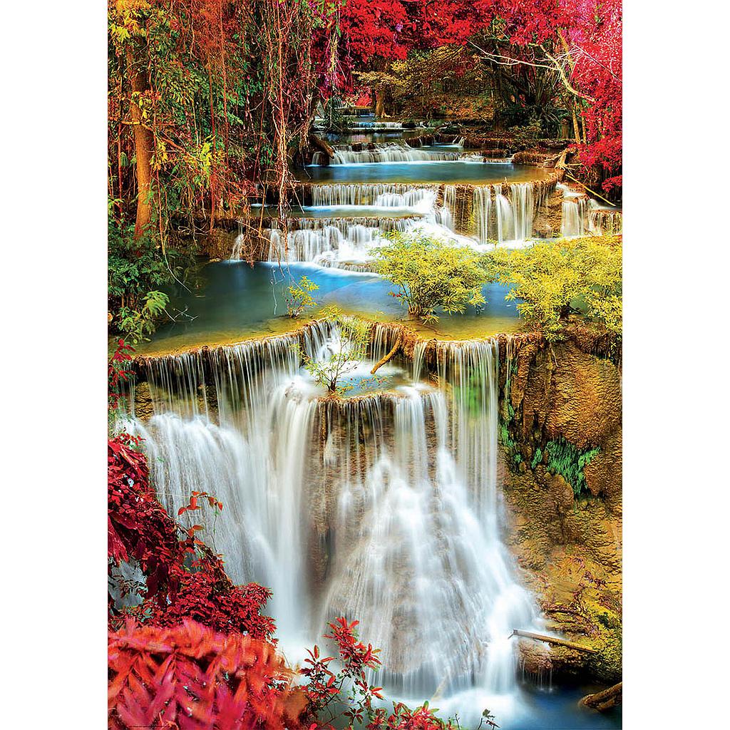 Puzzle 1000 piezas -Catarata en el Bosque- Educa