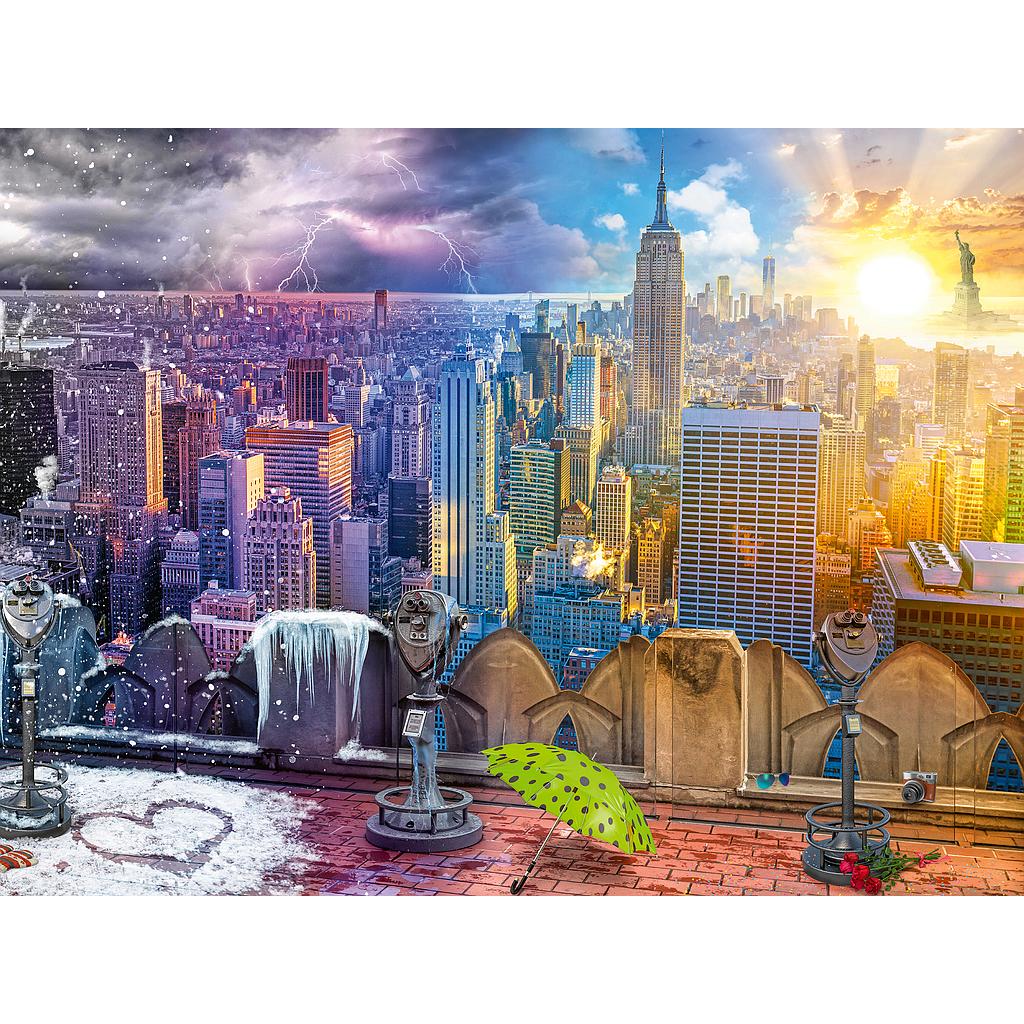 Puzzle 1500 piezas -Le Stagioni di New York- Ravensburger