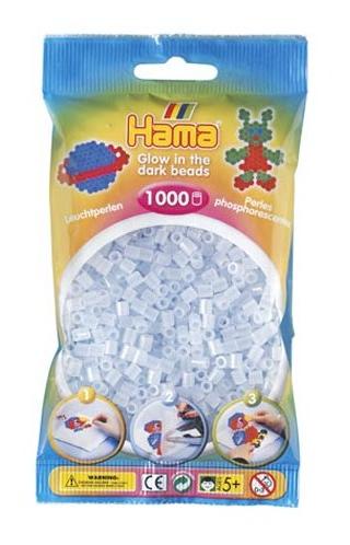 Bolsa 1000 piezas -Azul Fosforescente 57- Hama Midi