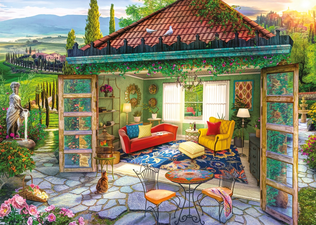 Puzzle 1000 piezas -Oasis Toscano- Ravensburger