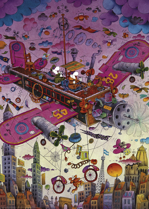 Puzzle 1000 piezas -Vuela Conmigo!, Degano- Heye