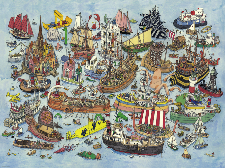 Puzzle 1500 piezas -Regatta, Adolfssondes- Heye