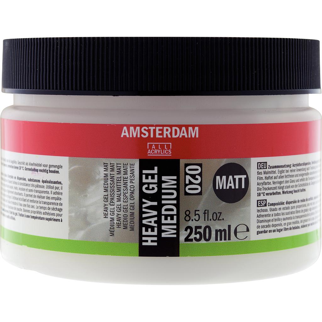 Gel Medium para Acrílico -Heavy Mate- 250 ml. Amsterdam Talens
