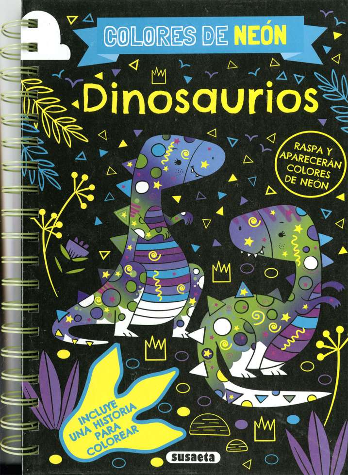 Raspa y Colorea: Dinosaurios - Susaeta Ediciones