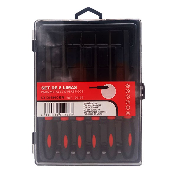 Set 6 Limas para Metal