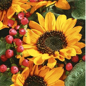 Servilleta 33 x 33 cm. -Autumn Greetings- Paper+Design