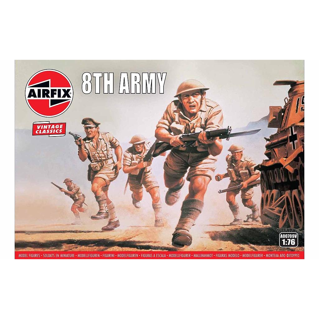 Set 49 Figuras 1/76 -WWII British 8th Army- Airfix 