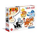 Puzzles Progresivos 3+6+9+12 piezas -Animales Salvajes- Clementoni