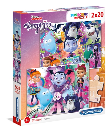 Puzzles 2 x 20 piezas -Vampirina- Clementoni