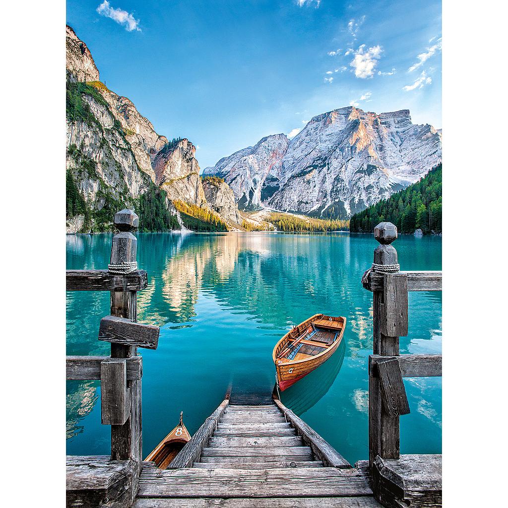 Puzzle 500 piezas -Braies Lake- Clementoni