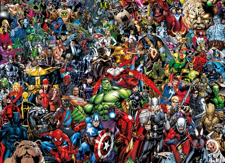 Puzzle 1000 piezas -Marvel 80 Years- Clementoni