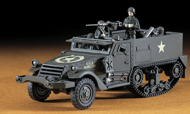 Carro 1:72 -M4A1 Half Track- Hasegawa