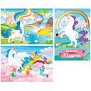 Puzzles 3 x 48 piezas -Unicornios- Clementoni