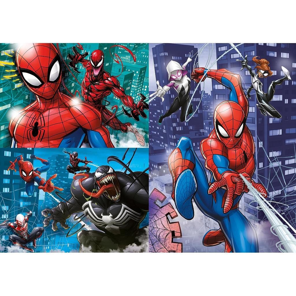 Puzzles 3 x 48 piezas -Spiderman- Clementoni