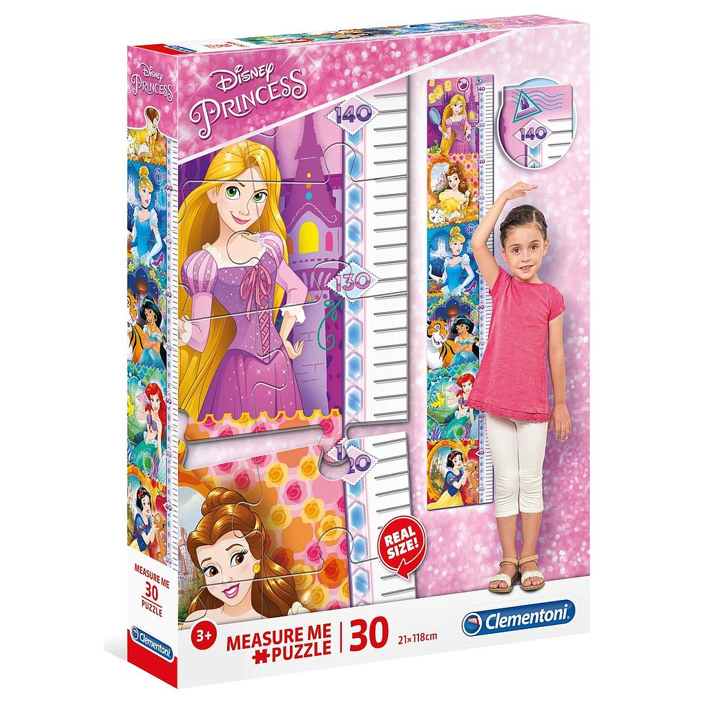 Puzzle "Medidor" 30 piezas -Princess- Clementoni