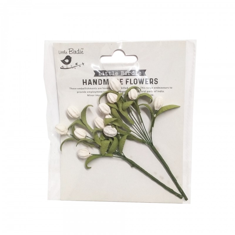 Flores Papel -Ramito Tulipanes- (2 pzs.) Little Birdie
