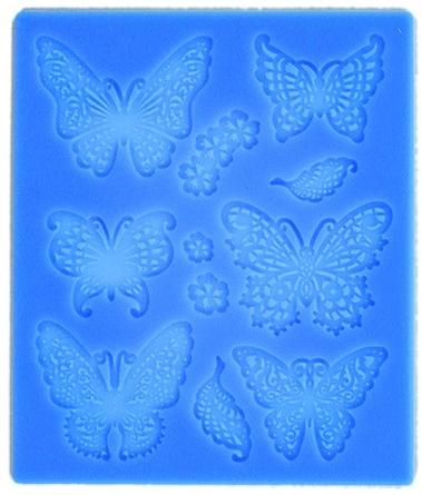 Molde Silicona -Mariposas- 113 x 90 mm.