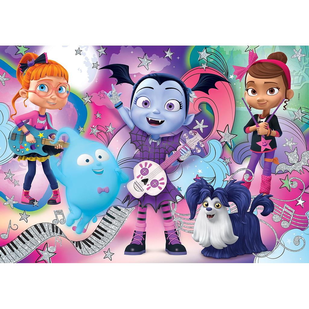 Puzzle 104 piezas Glitter -Vampirina- Clementoni