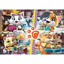 Puzzle 104 piezas Glitter -44 Gatos- Clementoni