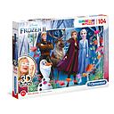 Puzzle 104 piezas Visión 3D -Frozen 2- Clementoni