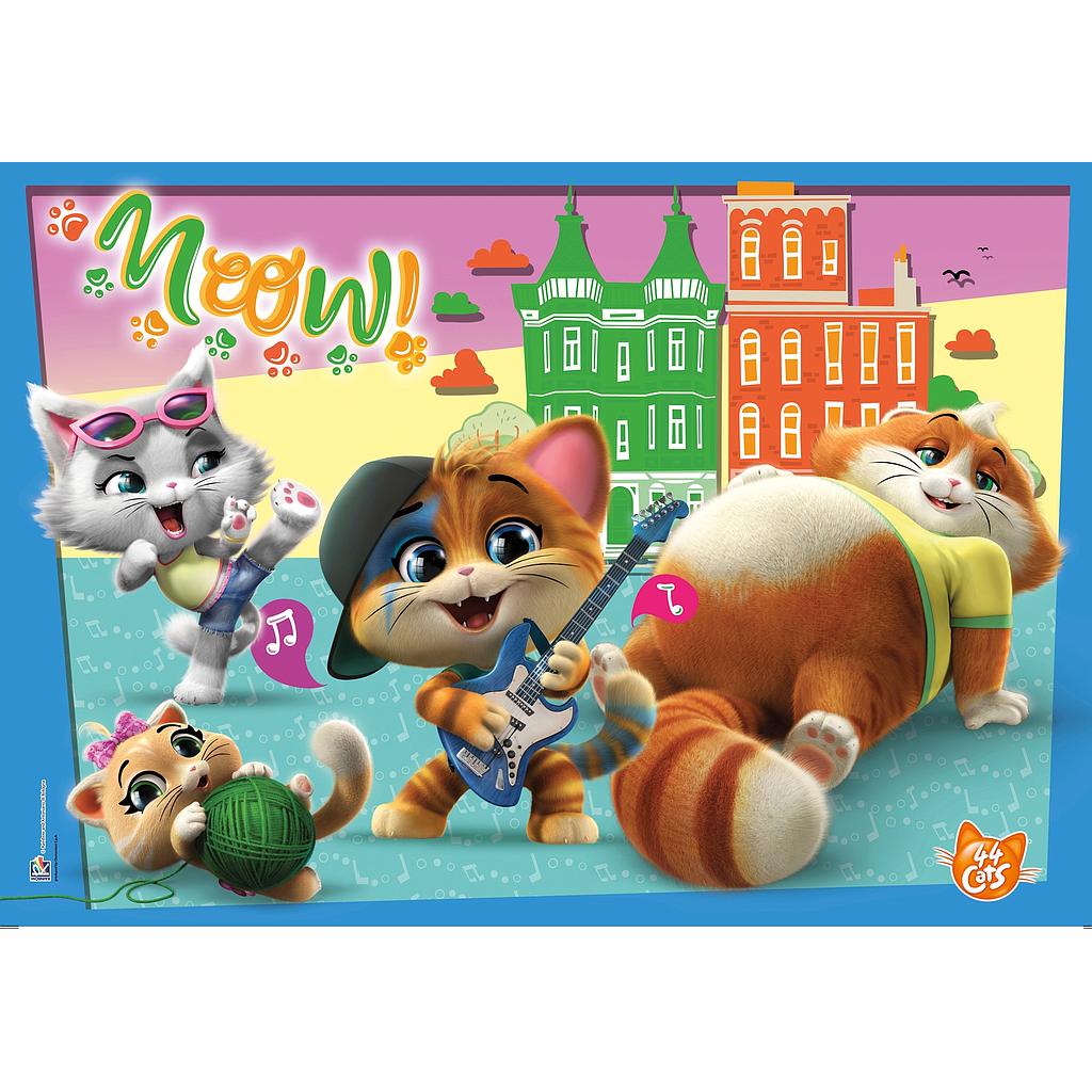 Puzzle 180 piezas -44 Gatos- Clementoni