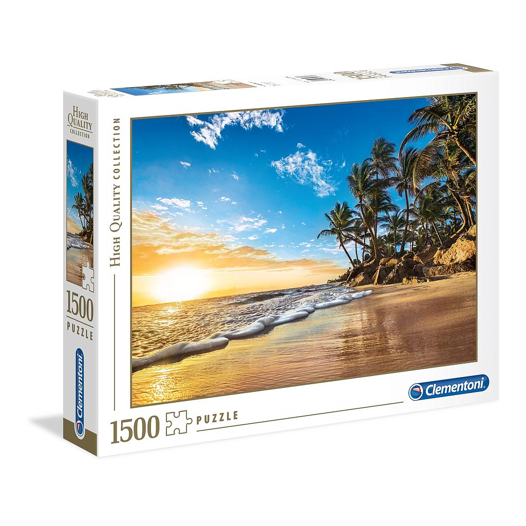 Puzzle 1500 piezas -Amanecer Tropical- Clementoni