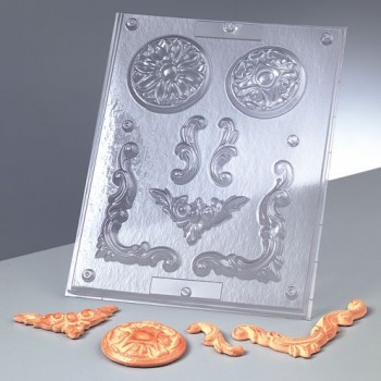Moldes Ornamentos 7 partes (4 - 10 cm.)
