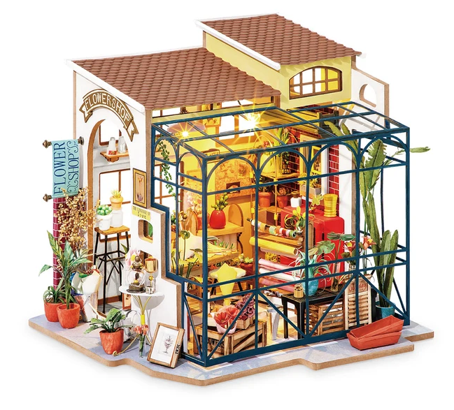 Kit Habitación -Emily´s Flower Shop- Rolife Robotime