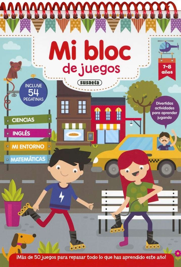 Mi Bloc de Juegos (7-8 años)- Susaeta Ediciones