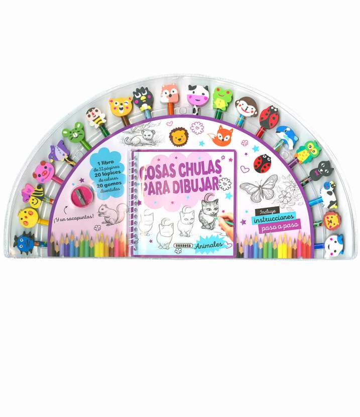 Lapices y Gomas-Cosas Chulas para Dibujar- Susaeta Ediciones