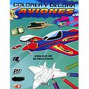 Colorea y Decora: Aviones- Susaeta Ediciones